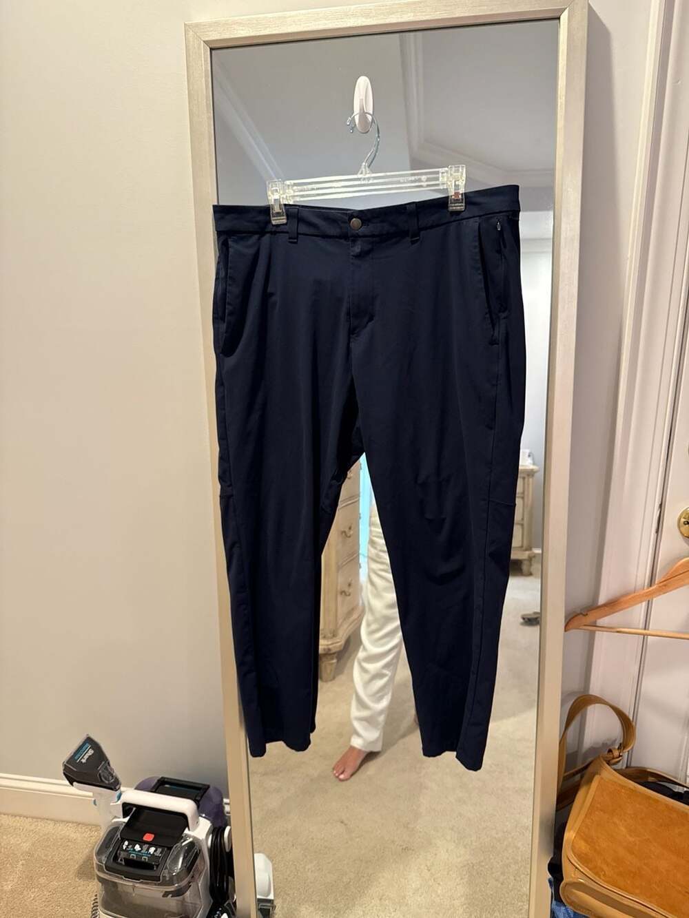 Lululemon Men's Commission Pant Slim Warpstreme Navy Blue Size 38 - Picture 8 of 13